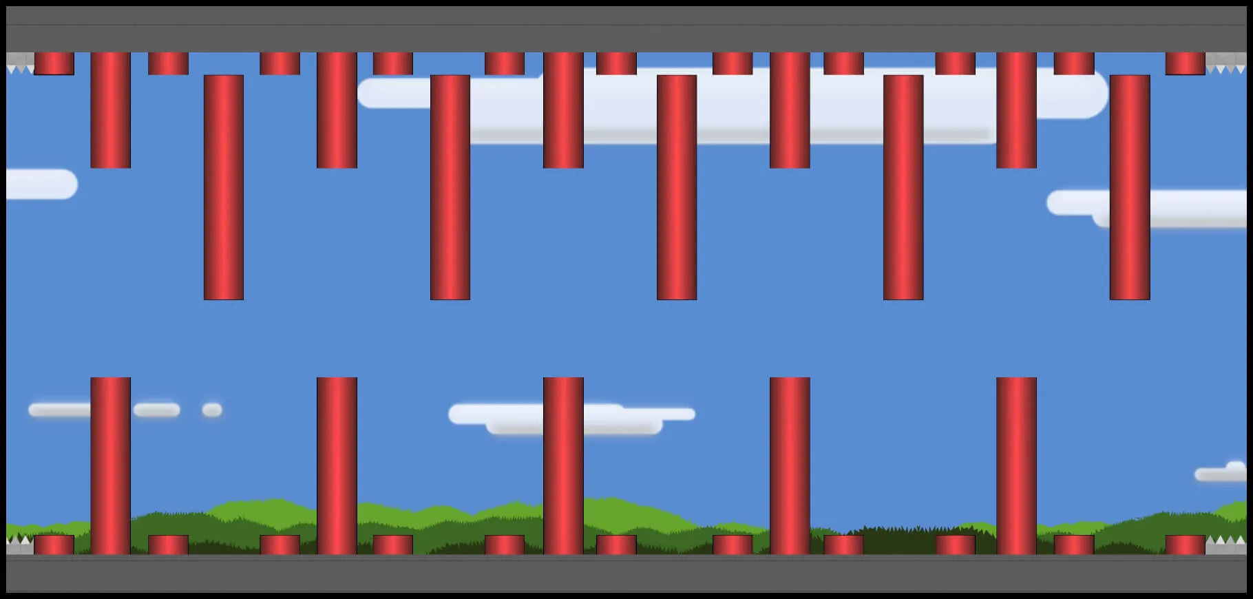 pipe delimited level screenshot from the game reflex runner.