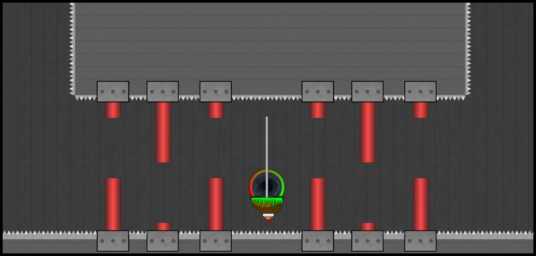 stair stepper level screenshot from the game reflex runner.