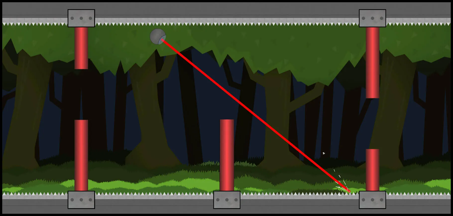 watch your back level screenshot from the game reflex runner.